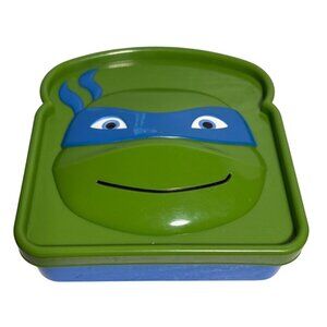 Teenage Mutant Ninja Turtles Sandwich Container Lunchbox TMNT Blue Green